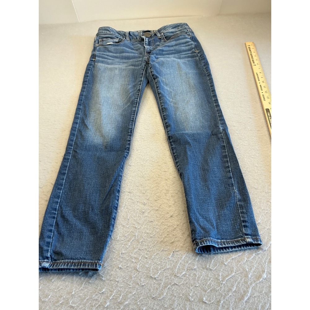 American Eagle Skinny Jeans Medium Wash Low Rise Stretch Denim Size 8 Casual